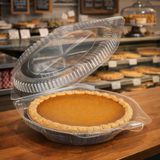 6" Plastic Clamshell Pie Container - Case of 300 - #CPC106
