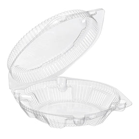 Low Dome 8" Plastic Clamshell Pie Container - Case of 200 - #SLP108 Inline Plastics