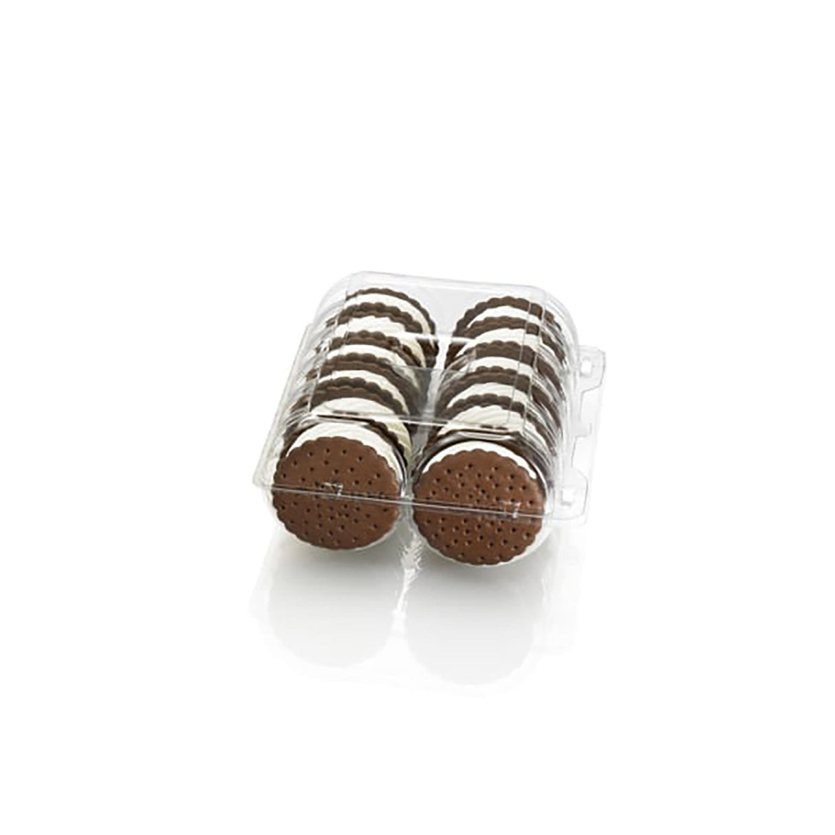 12-Count Plastic Hinged Donut Container - Case of 174 - #SLP112A Inline Plastics