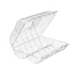 12-Count Plastic Hinged Donut Container - Case of 174 - #SLP112A Inline Plastics