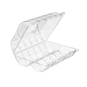 12-Count Plastic Hinged Donut Container - Case of 174 - #SLP112A Inline Plastics