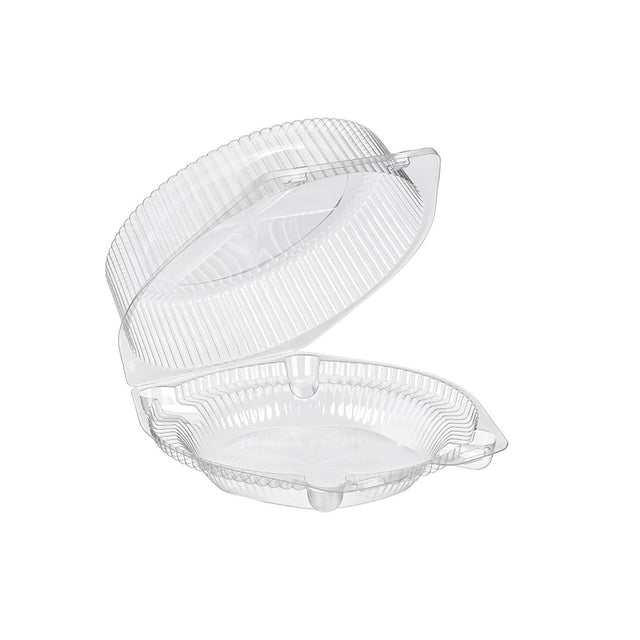 8" Plastic High Dome Clamshell Pie Container - Case of 200  #CPC-118 Inline Plastics