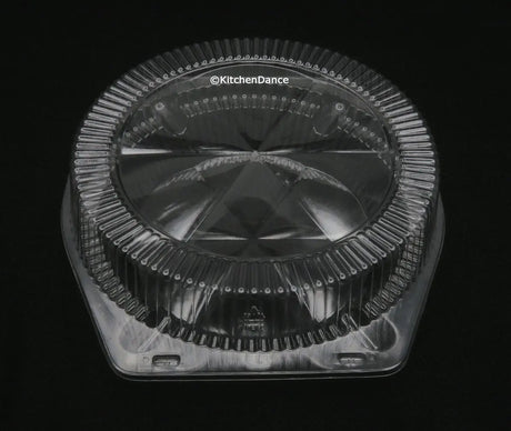10"  High Dome Clamshell Plastic Pie Container - Case of 200 - #CPC120 Inline Plastics