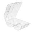 6 Compartment Rectangular Donut Clamshell Container - Case of 192 - #SLP206A Inline Plastics