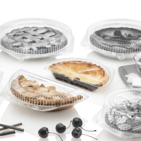 Inline Plastics 9x4 Half Pie/ Calzone Clamshell Container - Case of 250 - #SLP209 Inline Plastics