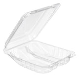 2-Compartment Hinged Cookie Container with Barlock - Case of 216 - #SLP270DFSN