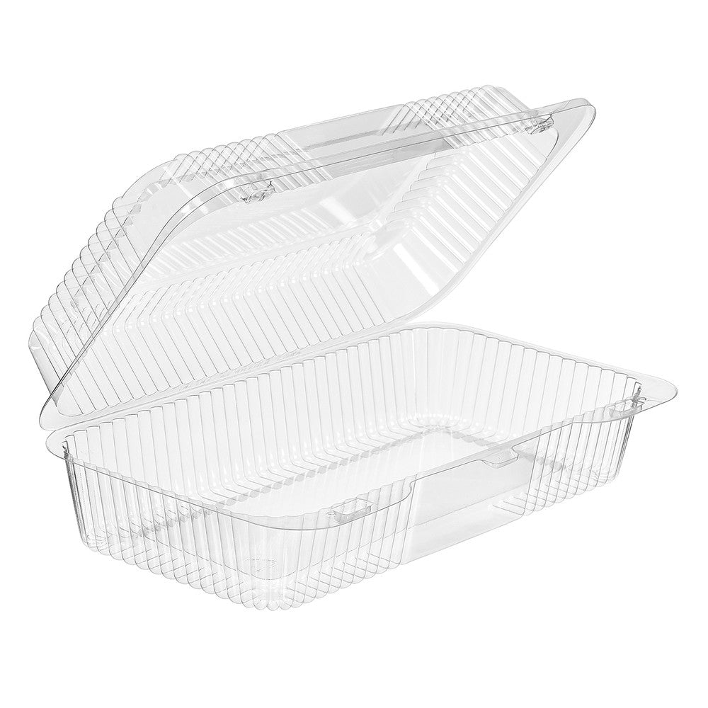 Contenedor de plástico con bisagras para panadería y pan, de 10" x 5", caja de 300, n.° CPC-41