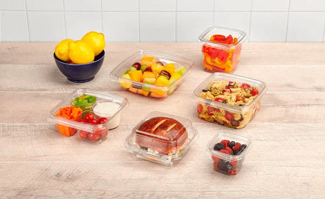 Safe-T-Fresh® tamper evident 24 oz. Deli Container - Case of 200 - #TS24 Inline Plastics