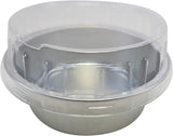 5 oz. Foil Cup with Plastic Lid  Case of 2000 - #A41P