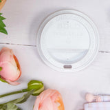 Dart Solo 10 oz. White PS Plastic Traveler® Dome Hot Cup Lid - Case of 1000 - #TL31R2-0007