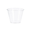 Dart Solo 9 oz. Clear Squat PET Cup - Case of 1000 - #TP9R Dart Container
