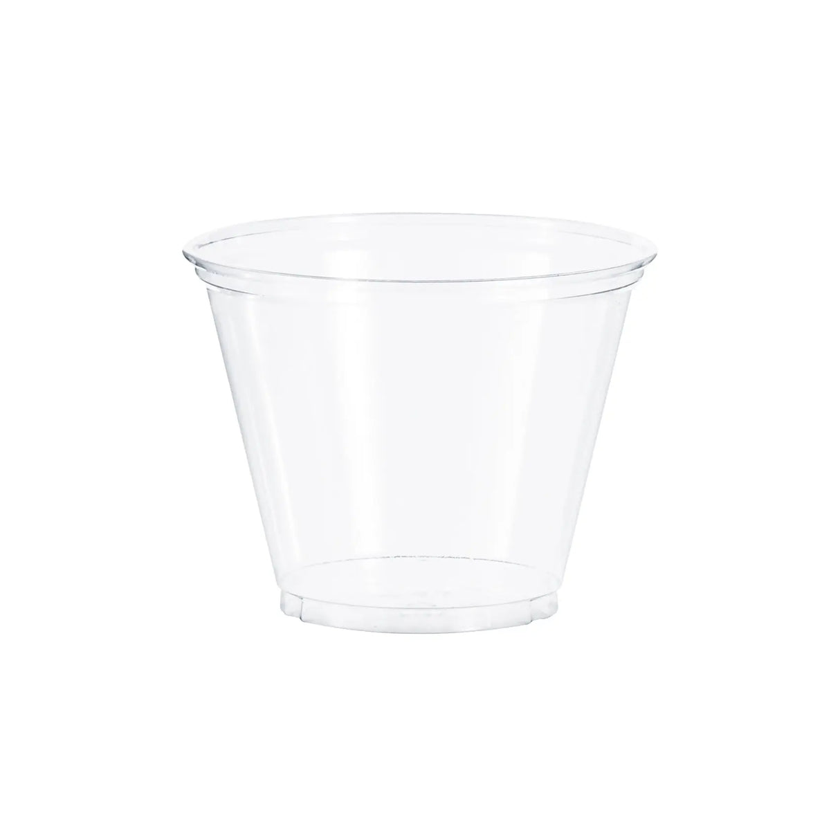 Dart Solo 9 oz. Clear Squat PET Cup - Case of 1000 - #TP9R Dart Container