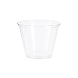 Dart Solo 9 oz. Clear Squat PET Cup - Case of 1000 - #TP9R Dart Container