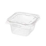 Safe-T-Fresh 16 oz. Tamper Evident & Tamper Resistant Hangable Clamshell Tub - Case of 240 - #TS16T Inline Plastics
