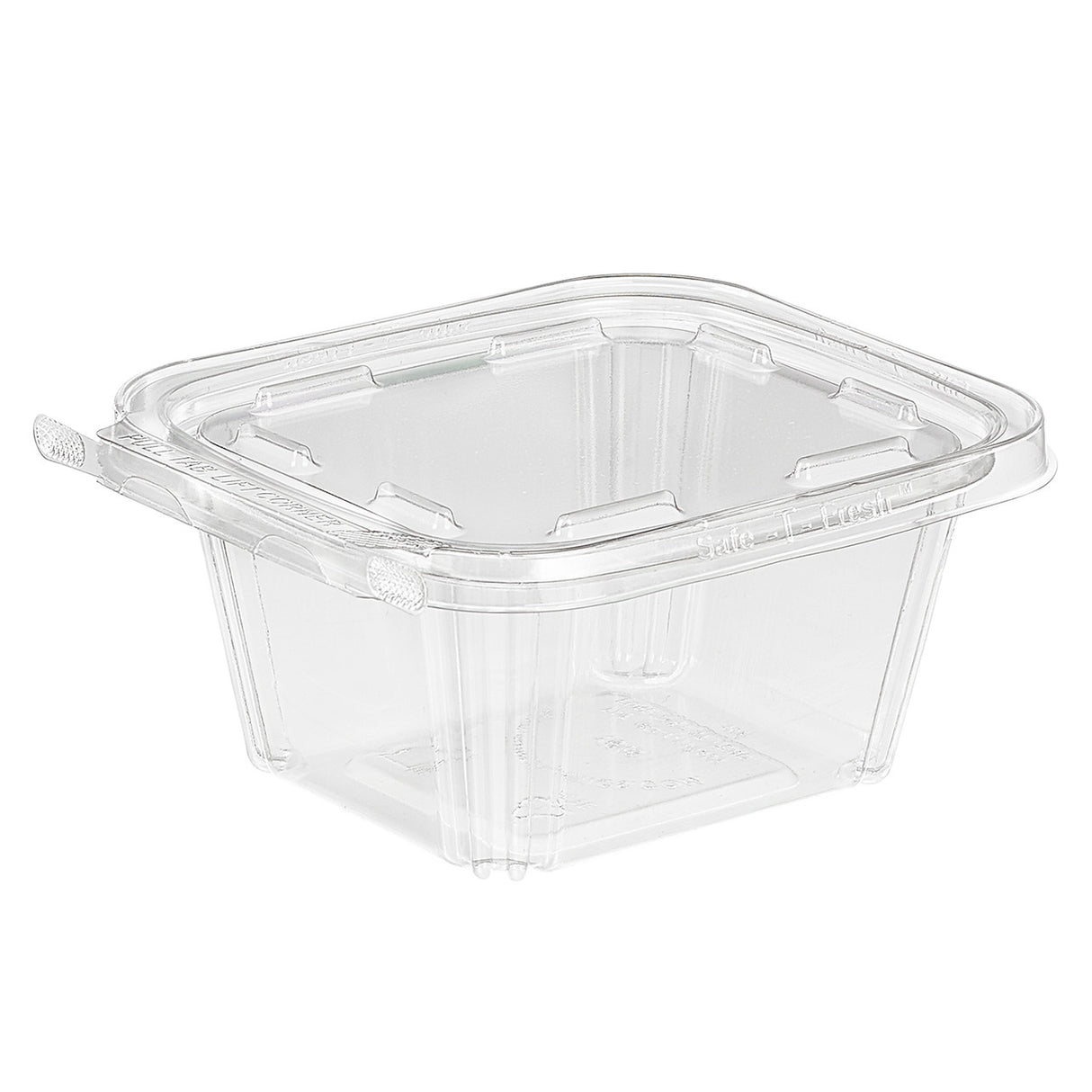 Contenedor de fiambres de 16 oz con precinto de seguridad Safe-T-Fresh® - Caja de 240