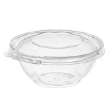 Safe-T-Fresh 24 oz. Tamper Evident & Tamper Resistant Clamshell Bowl - Case of 150 - #TS24RN Inline Plastics