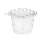 8 oz. Square Tamper-Evident & Tamper-Resistant Snacker Container - Case of 288 - #TS3008