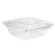 32 oz. Tamper Evident & Tamper Resistant Clamshell with Flat Lid - Case of 168 - #TS32PWF Inline Plastics