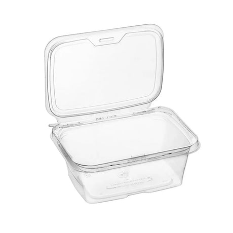 Inline Plastics Safe-T-Fresh Tamper Evident & Tamper Resistant 32 oz. Clamshell Container - Case of 200 - #TS32 Inline Plastics