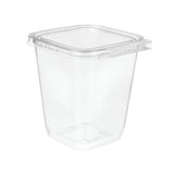 Safe-T-Fresh 32 oz. Tamper Evident Square Deli Container - Case of 240 - #TS4032