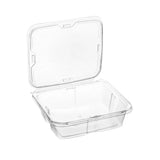 Inline Plastics Safe-T-Fresh Tamper Evident & Tamper Resistant Clamshell, 48 oz. - Case of 150 - #TS48