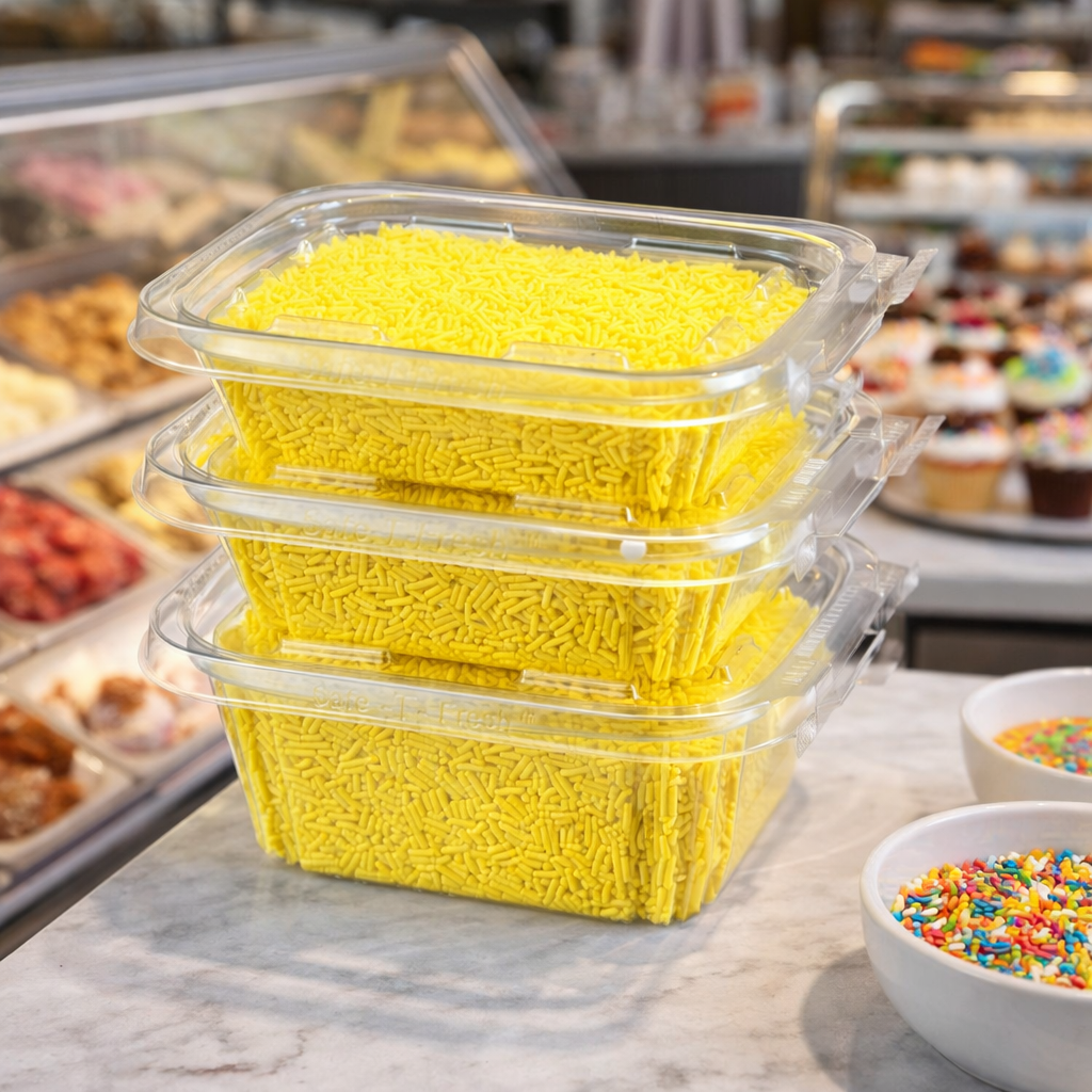 Safe-T-Fresh 6 oz. Tamper Evident & Tamper Resistant Deli Container - Case of 240 - #TS6