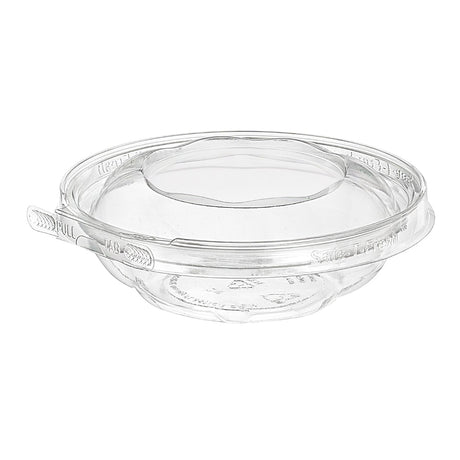 Safe-T-Fresh 8 oz. Tamper Evident Hinged Deli Bowl - Case of 240 - #TS8RN