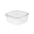 6 x 6 Square Tamper Evident & Tamper Resistant 32 oz.  Deli Clamshell Tub - Case of 252 - #TSSB32 Inline Plastics