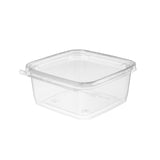 6 x 6 Square Tamper Evident & Tamper Resistant 32 oz.  Deli Clamshell Tub - Case of 252 - #TSSB32 Inline Plastics