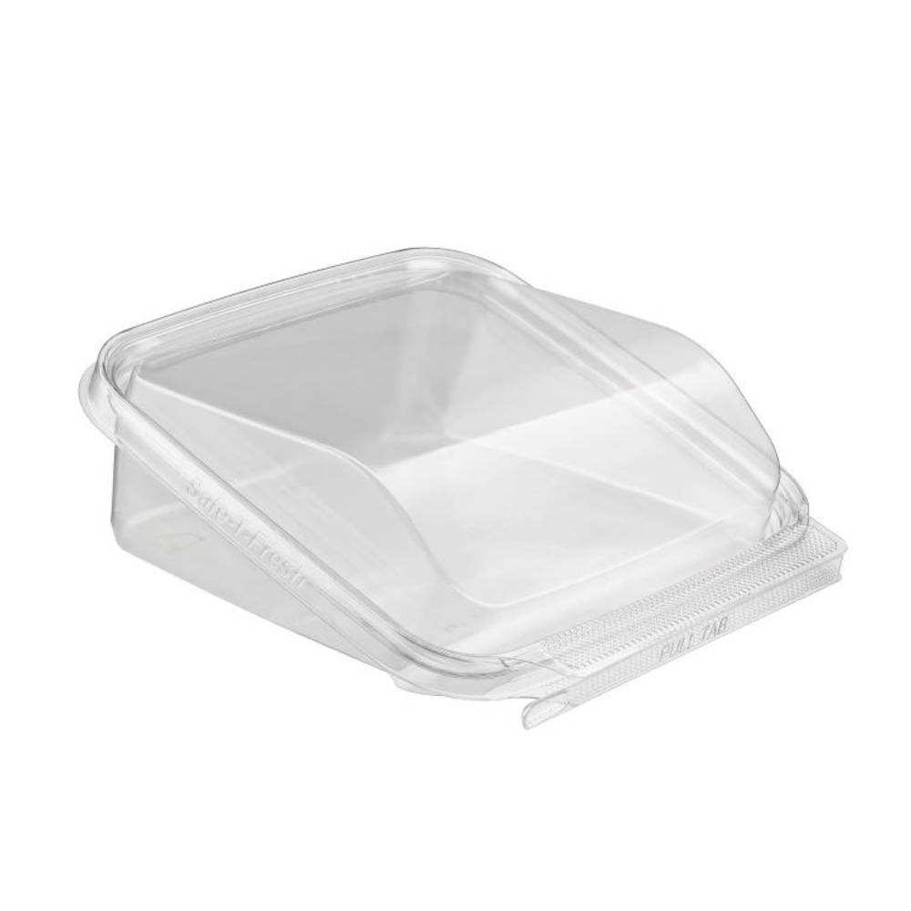 21.5 oz. Tamper-Evident & Tamper-Resistant Vented Wrap Clamshell - Case of 252 - #TSSWRV