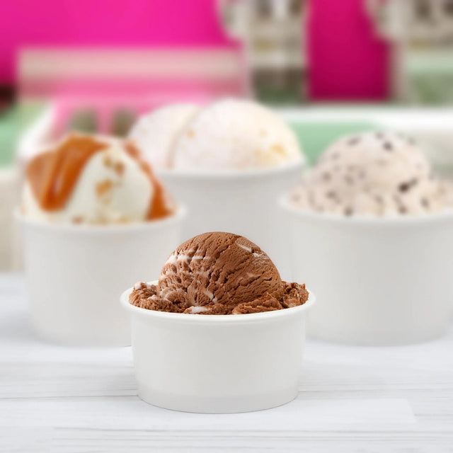 Dart Solo 6 oz. White DSP Paper Food Container - Case of 1000 - #VS606X-02050 Dart Container