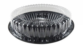 10" Plastic Pie Container with High Dome Lid - Case of 160 - #WJ45 D & W Fine pack