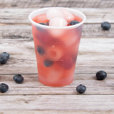 Dart 10 oz. Translucent HIPS Plastic Cold Cup - Case of 2500 - #Y10