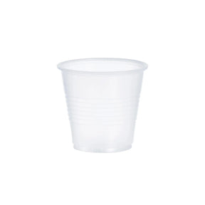 Dart 3.5 oz. Translucent HIPS Plastic Cold Cup - Case of 2500 - #Y35 Dart Container