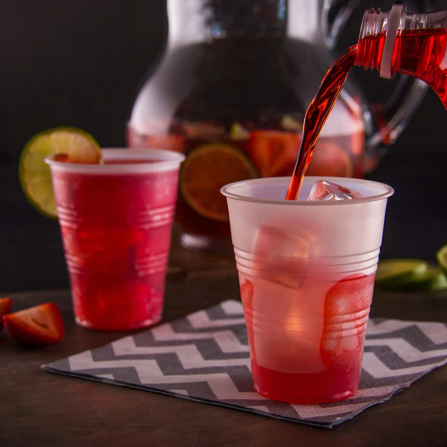 Dart 9 oz. Plastic Translucent Cold Cup - Case of 2500 - #Y9 Dart Container