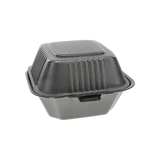 5.8 x 5.8 x 3.3" PS Foam SmartLock Hinged Lid Container - Case of 504 - #YHLB06000000