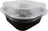 11 oz. Square Foil Cup with Snap-on Plastic Lids - Case of 1000 - #A24P KitchenDance
