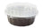8 oz. Round Colored Disposable Foil Pan with Snap-on Plastic Lid - Case of 1000 - #A8P KitchenDance