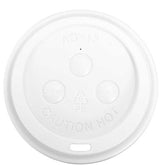 Tapa blanca de Prime Source para tazas de café de 10, 12, 16, 20 y 24 onzas (caja de 1000) 