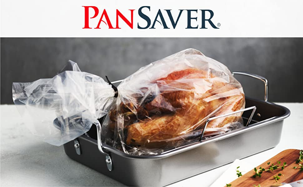 PanSaver Ovenable Roasting Bags - 18 Boxes of 2 Count