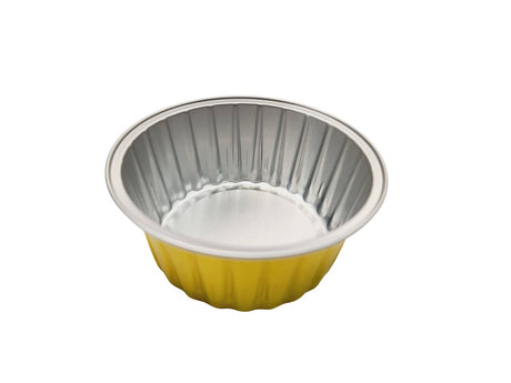 Molde para ramequines y taza de postre de aluminio de colores de 4,5 oz. (caja de 2000 unidades) n.° A35NL