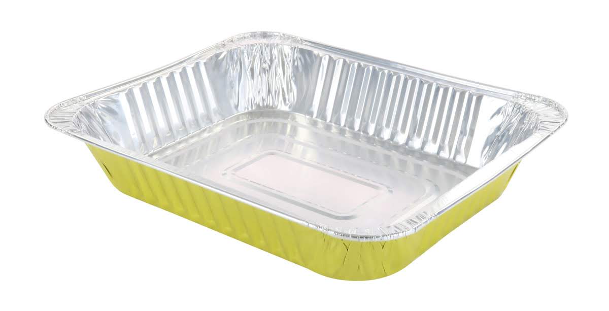 Half Size Colored Disposable Steam Table Pans - Case of 200  #53900