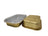 8" x 5" Colored Heavy Aluminum Entrée Pan with Lid - Case of 500 - #A67P KitchenDance
