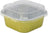 11 oz. Square Foil Cup with Snap-on Plastic Lids - Case of 1000 - #A24P KitchenDance