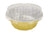 8 oz. Round Colored Disposable Foil Pan with Snap-on Plastic Lid - Case of 1000 - #A8P KitchenDance