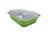 1½ lb. Colored Foil Carryout Pan w/ Plastic Lid - Case of 1000  #7650P KitchenDance