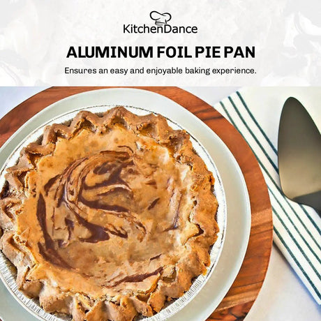 D & W Fine Pack 8" Disposable Aluminum Foil Pie Pan - Deep - Case of 1000  #816 D & W Fine pack