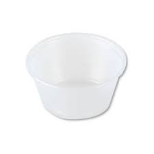 Vaso de porción transparente de 1 oz de Prime Source - Caja de 2500