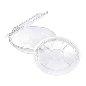 Safe-T-Fresh 1- Compartment Plastic Tray Insert, 9.8 oz. Capacity - #FMT1LRN Inline Plastics