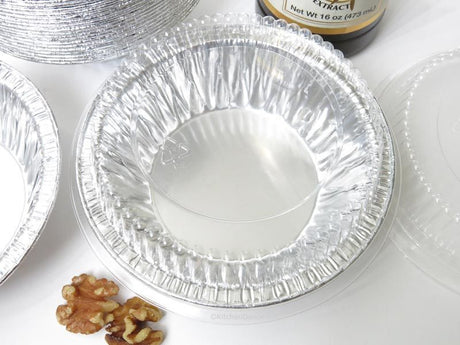 Plastic Lid for  5" Disposable 8 oz.  Foil Tart or Pie Pan - Case of 1000 - #P501